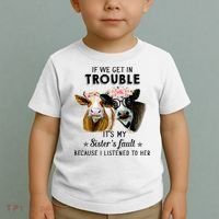 If We Get In Trouble ItS My SisterS Fault Toddler T-Shirt thumb 2