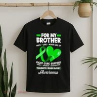 I Wear Green For My Brother TBI Brain Injury Awareness T-Shirt thumb 2