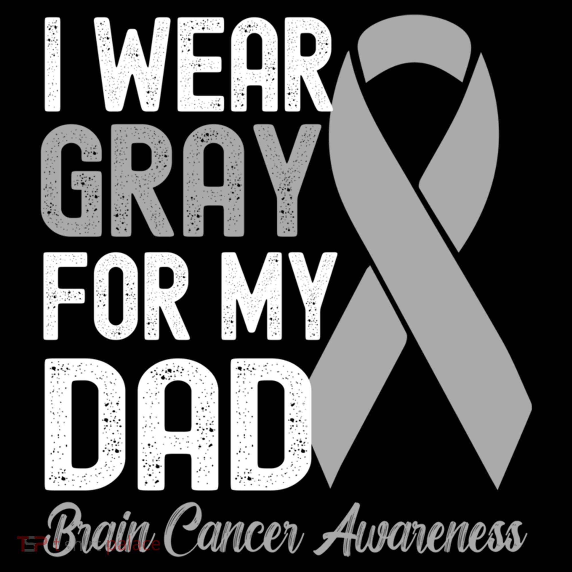 I Wear Gray For My Dad Brain Cancer Awareness Gift Coffee Mug