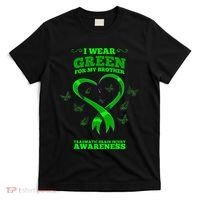 I Wear Green For My Brother Traumatic Brain Injury Awareness T-Shirt thumb 0