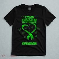 I Wear Green For My Brother Traumatic Brain Injury Awareness T-Shirt thumb 5