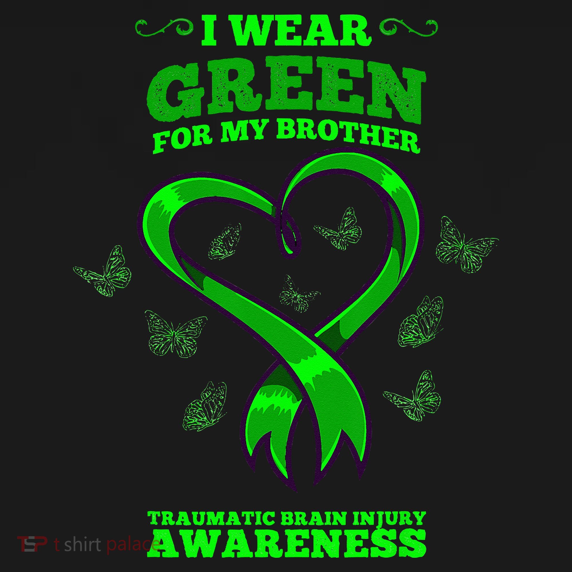 I Wear Green For My Brother Traumatic Brain Injury Awareness Women's Tank Top