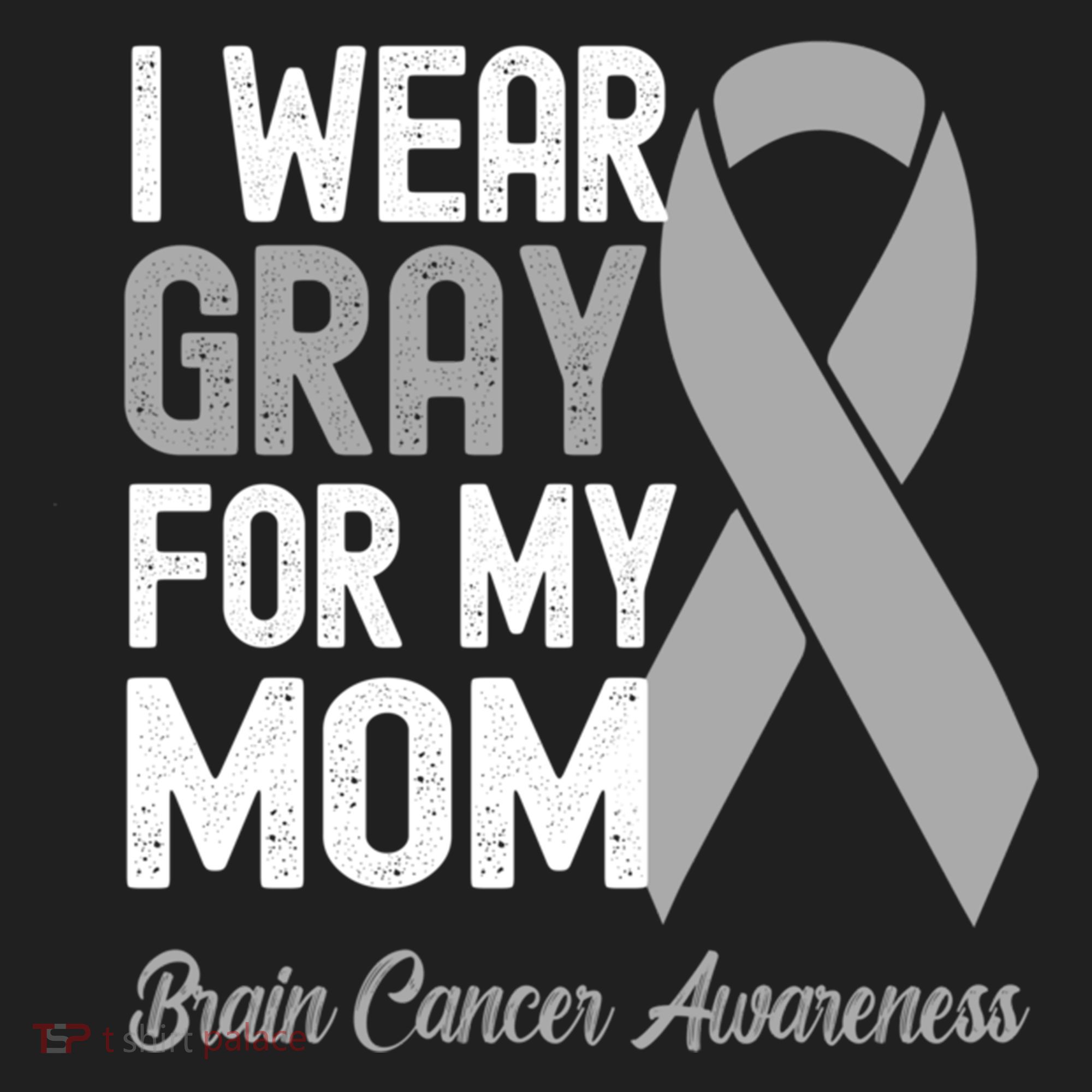 I Wear Gray For My Mom Brain Cancer Awareness Cool Gift Beanie