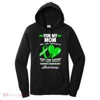I Wear Green For My Mom Mother TBI Brain Injury Awareness Women's Hoodie thumb 0