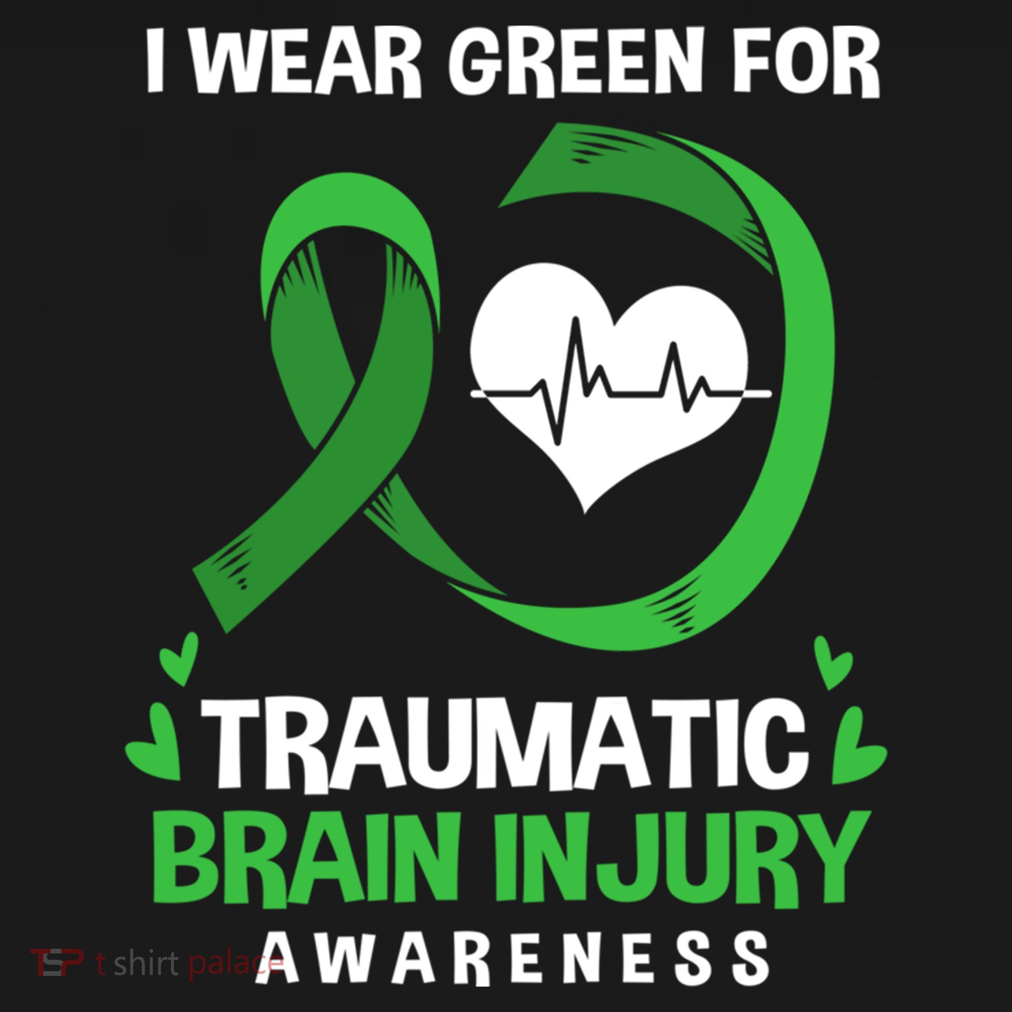 I Wear Green For Traumatic Brain Injury Awareness Gift Women's Hoodie