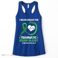 I Wear Green For Traumatic Brain Injury Awareness Gift Women's Tank Top thumb 0