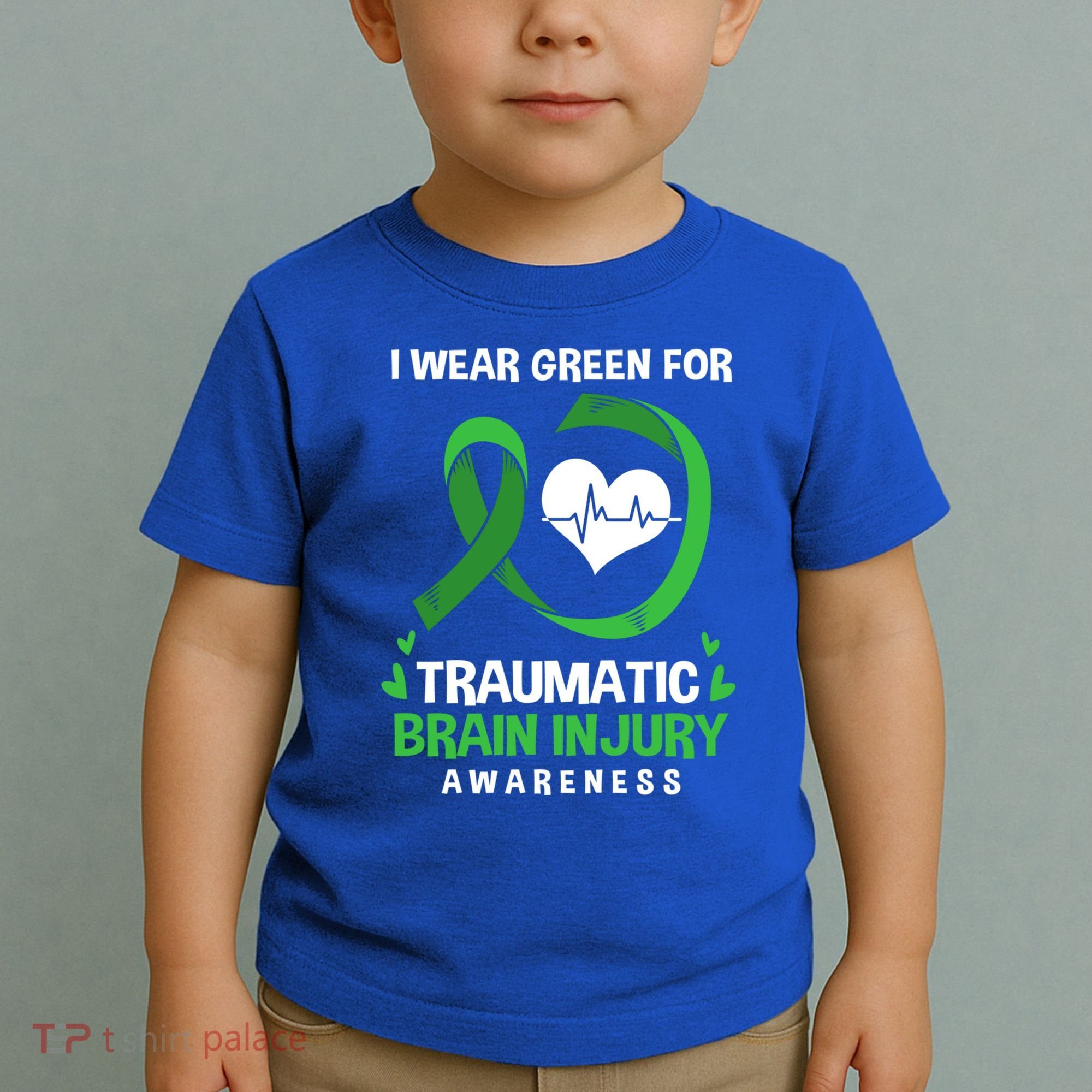 I Wear Green For Traumatic Brain Injury Awareness Gift Toddler T-Shirt