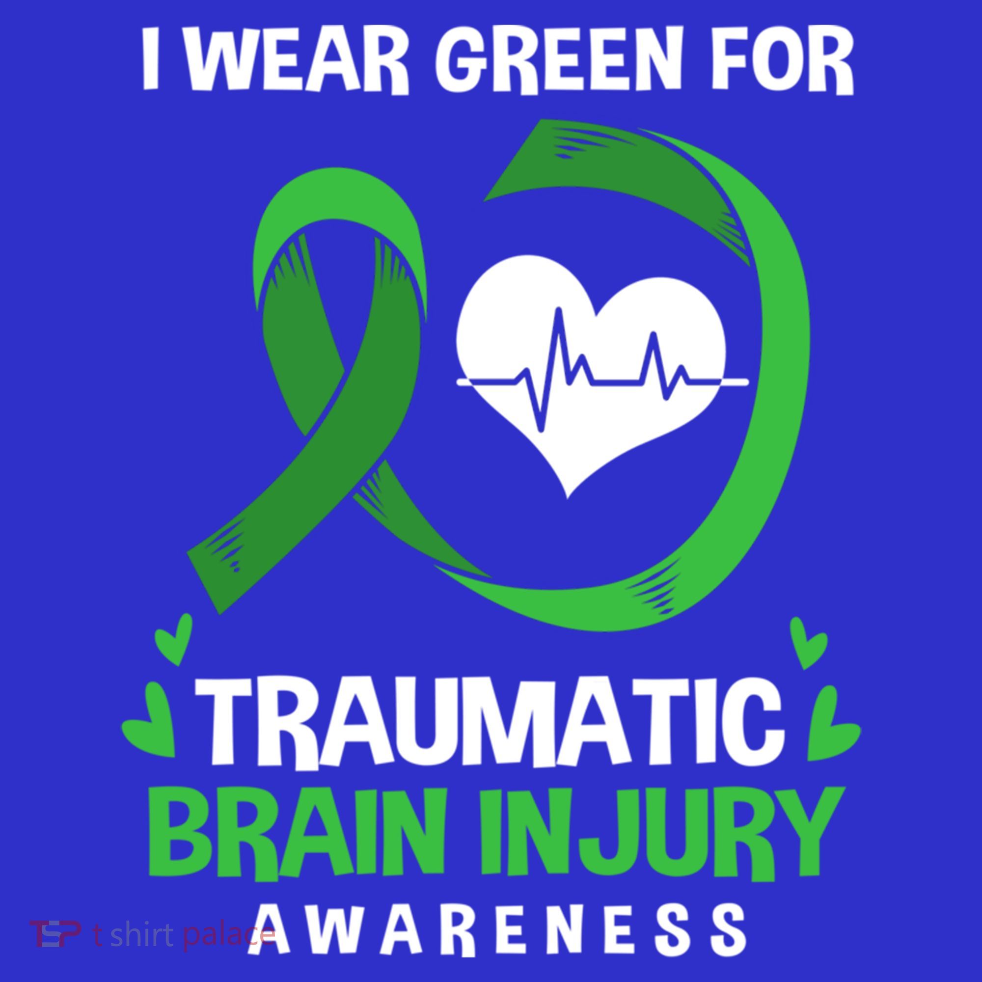 I Wear Green For Traumatic Brain Injury Awareness Gift Kids Sweatshirt