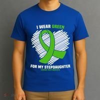 I Wear Green For My Stepdaughter Cerebral Palsy Awareness Funny Gift T-Shirt thumb 3