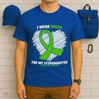 I Wear Green For My Stepdaughter Cerebral Palsy Awareness Funny Gift T-Shirt thumb 6