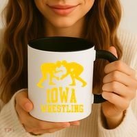 Iowa Wrestling Gift Coffee Mug thumb 3
