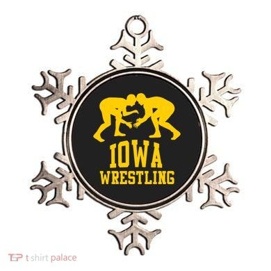 Iowa Wrestling Gift Ornament