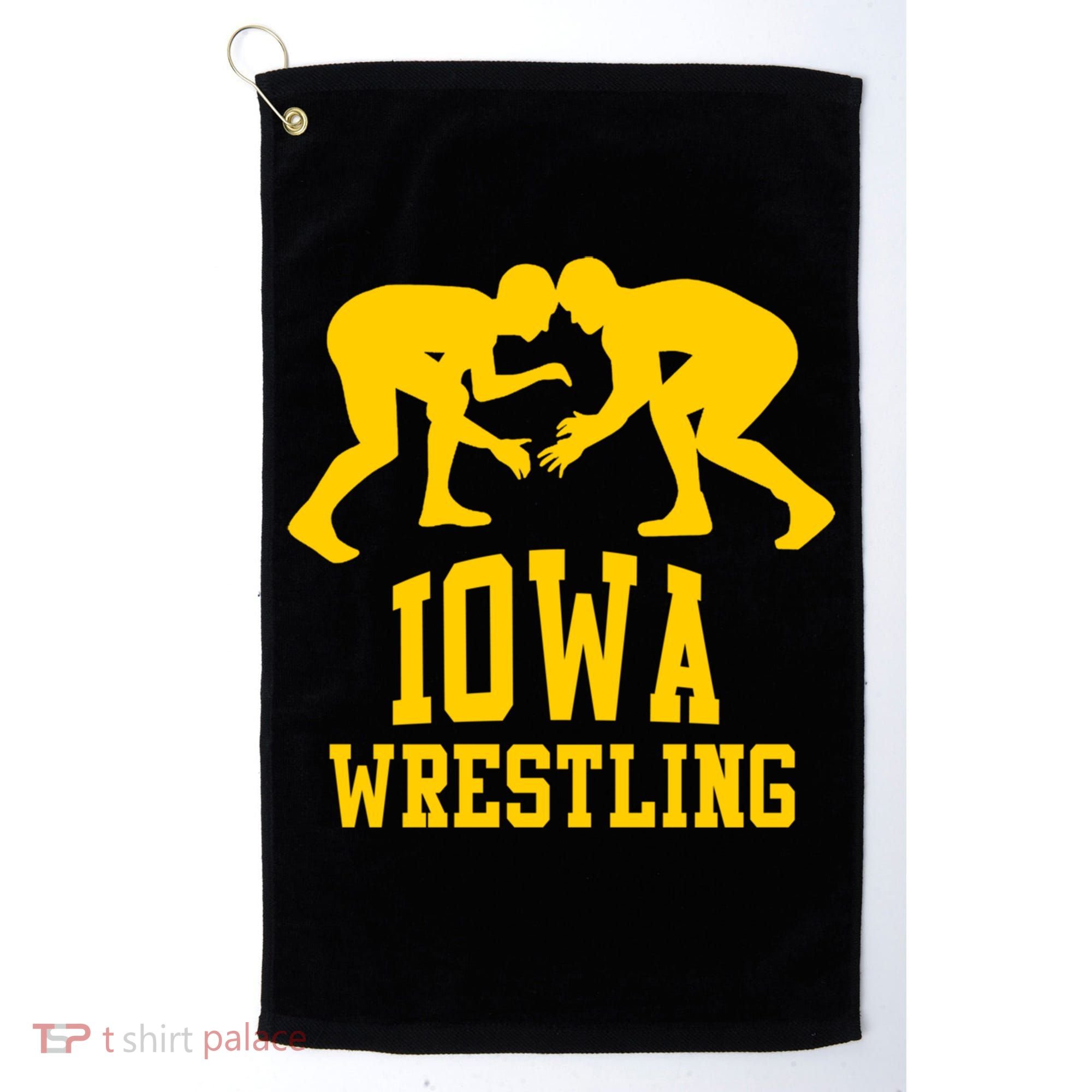 Iowa Wrestling Gift Golf Towel
