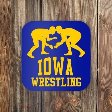 Iowa Wrestling Gift Coaster