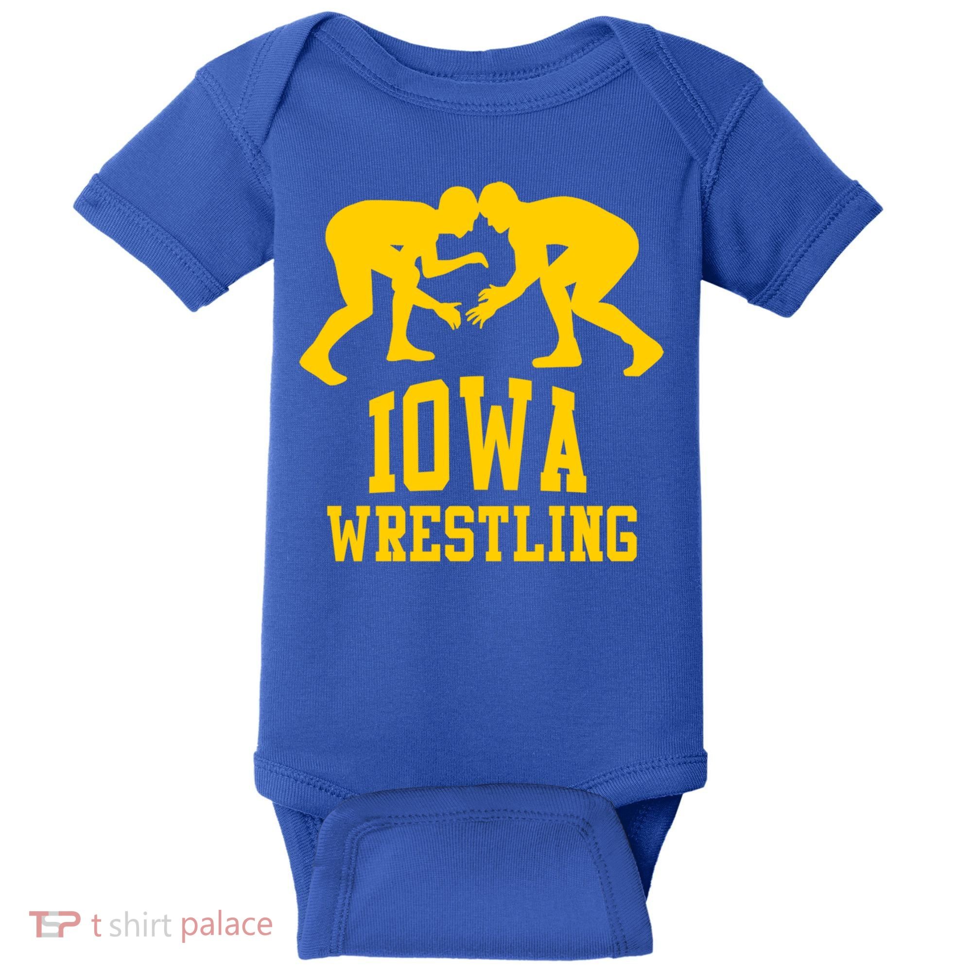 Iowa Wrestling Gift Baby Bodysuit