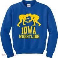 Iowa Wrestling Gift Kids Sweatshirt thumb 0