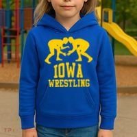 Iowa Wrestling Gift Kids Hoodie thumb 3