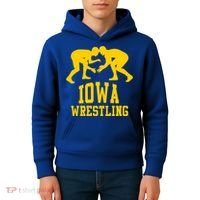 Iowa Wrestling Gift Kids Hoodie thumb 4
