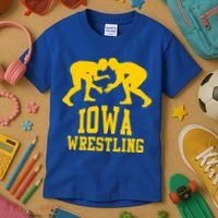 Iowa Wrestling Gift Kids T-Shirt thumb 3