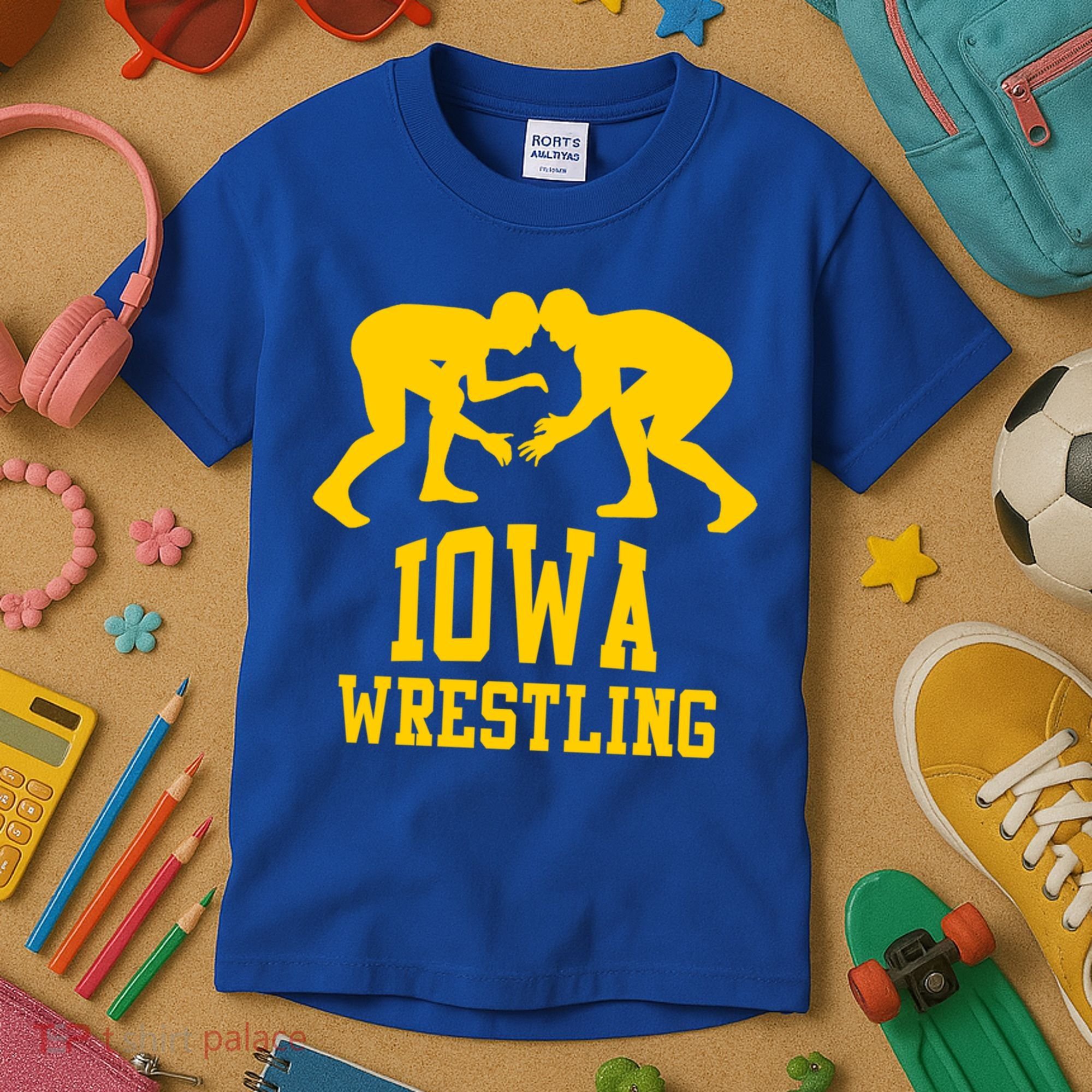 Iowa Wrestling Gift Kids T-Shirt