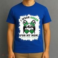 I Wear Green For My Mom Tal Health Awareness Month Gift T-Shirt thumb 3