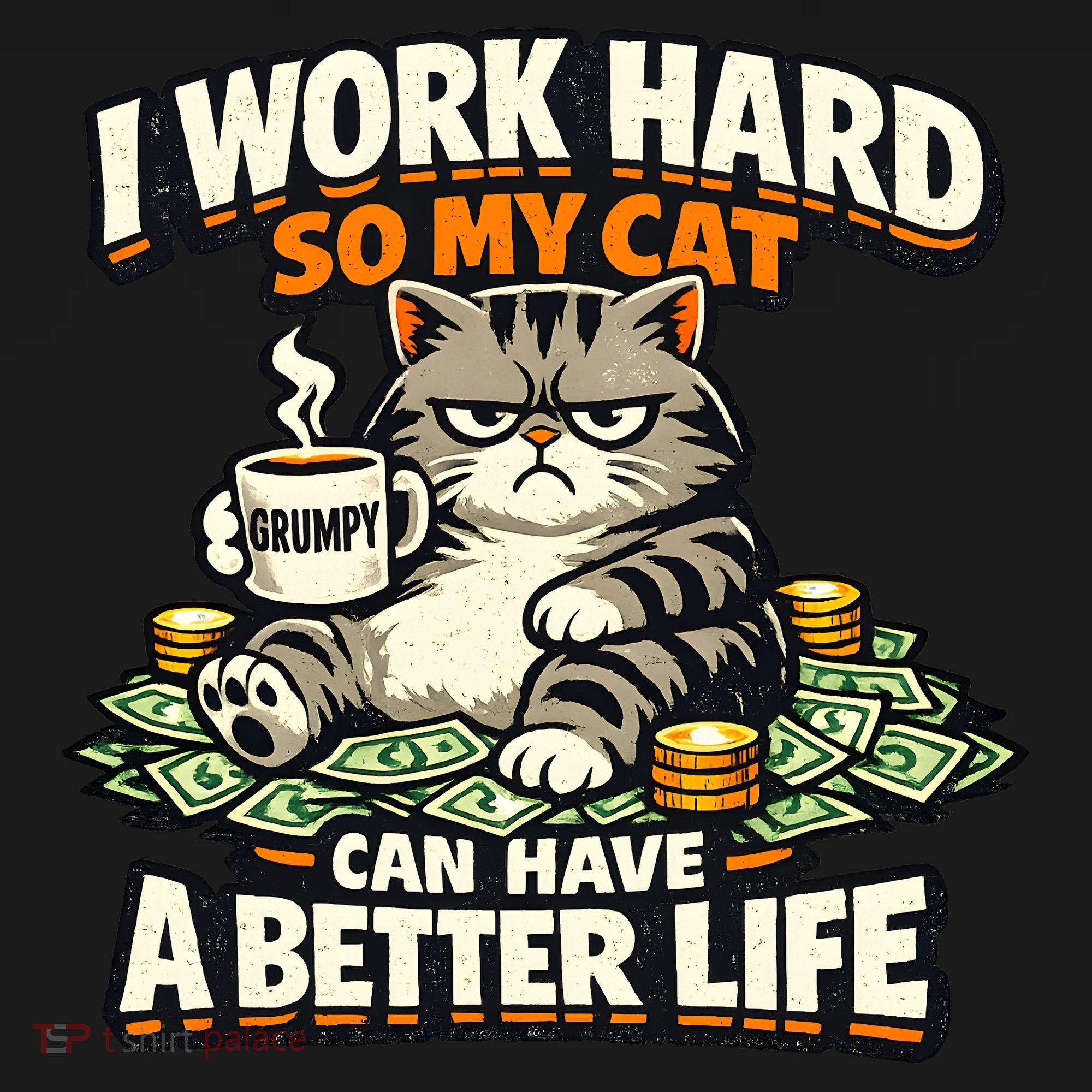I Work Hard So My Cat Can Have A Better Life Cat Humor Visor