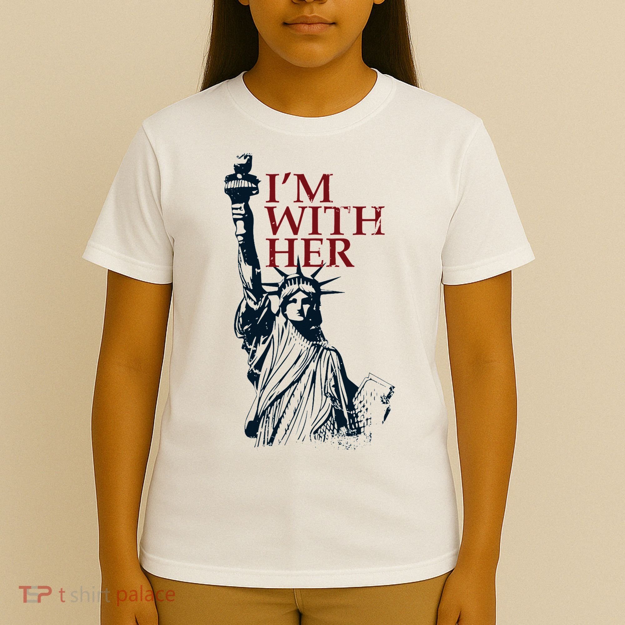 IM With Her Statue Of Lady Liberty Patriotic T-Shirt