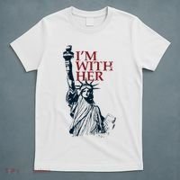IM With Her Statue Of Lady Liberty Patriotic T-Shirt thumb 5