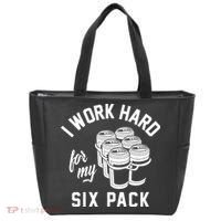 I Work Hard For My Six Pack Funny Beer Meme Tote Bag thumb 0