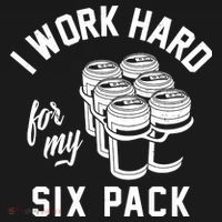 I Work Hard For My Six Pack Funny Beer Meme Tote Bag thumb 4