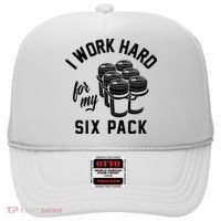 I Work Hard For My Six Pack Funny Beer Meme Hat thumb 0