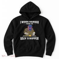 I Work Harder Than An Ugly Stripper Funny Welder Welding Hoodie thumb 0