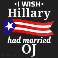 I Wish Hillary Had Married Oj Funny Anti Hillary Golf Towel thumb 3