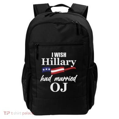 I Wish Hillary Had Married OJ Backpack