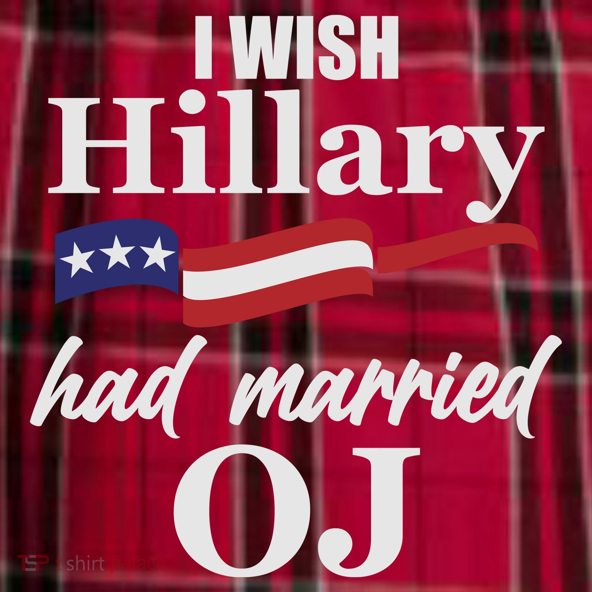 I Wish Hillary Had Married OJ Women's Flannel Plaid Pajama Pants