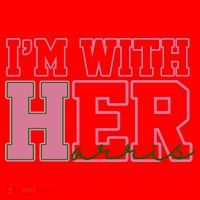 Im With Her Kamala Harris 2024 President Vote Santa Hat thumb 1