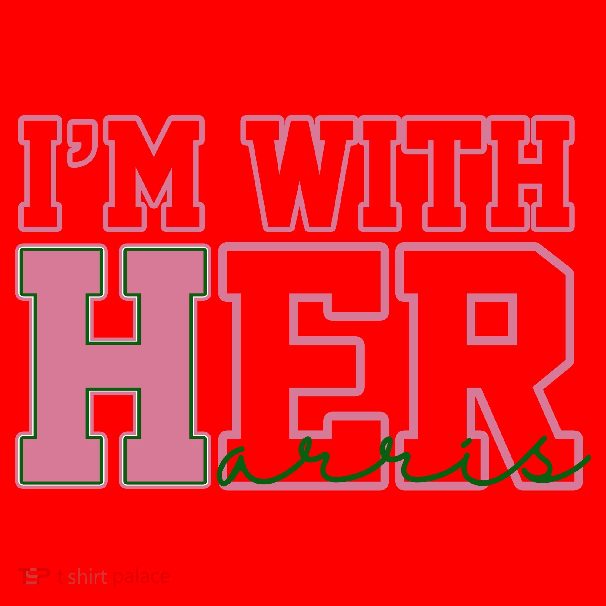 Im With Her Kamala Harris 2024 President Vote Santa Hat