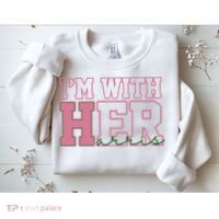Im With Her Kamala Harris 2024 President Vote Sweatshirt thumb 2