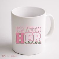 Im With Her Kamala Harris 2024 President Vote Coffee Mug thumb 1