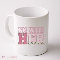 Im With Her Kamala Harris 2024 President Vote Coffee Mug thumb 0