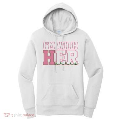 Im With Her Kamala Harris 2024 President Vote Women's Hoodie