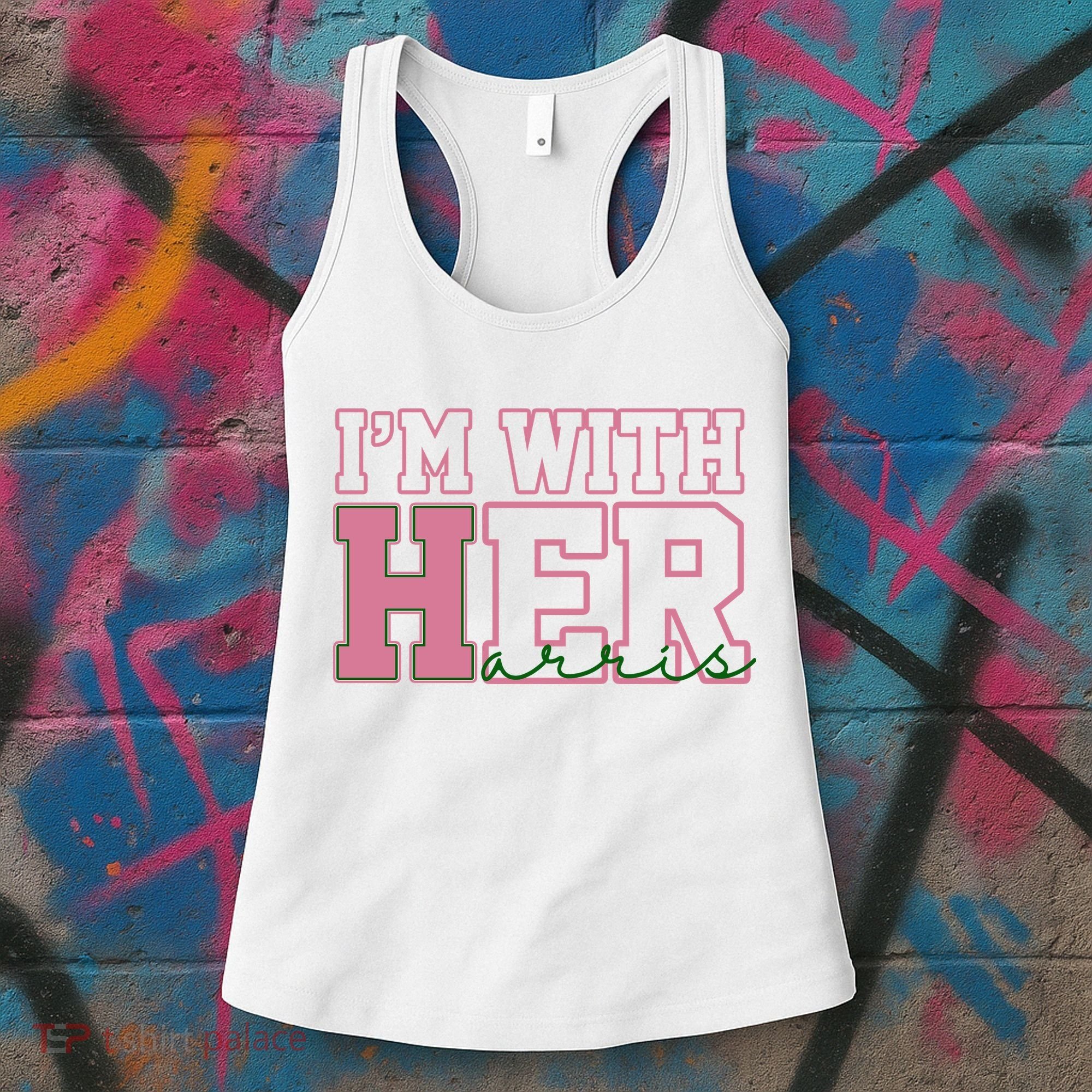 Im With Her Kamala Harris 2024 President Vote Women's Tank Top