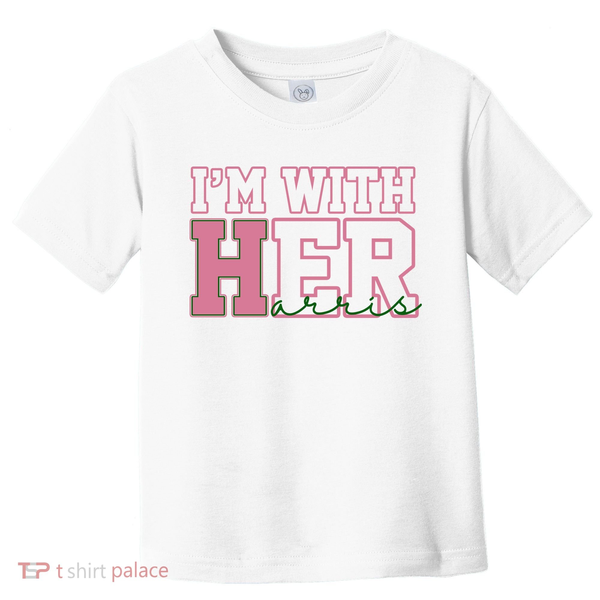 Im With Her Kamala Harris 2024 President Vote Toddler T-Shirt