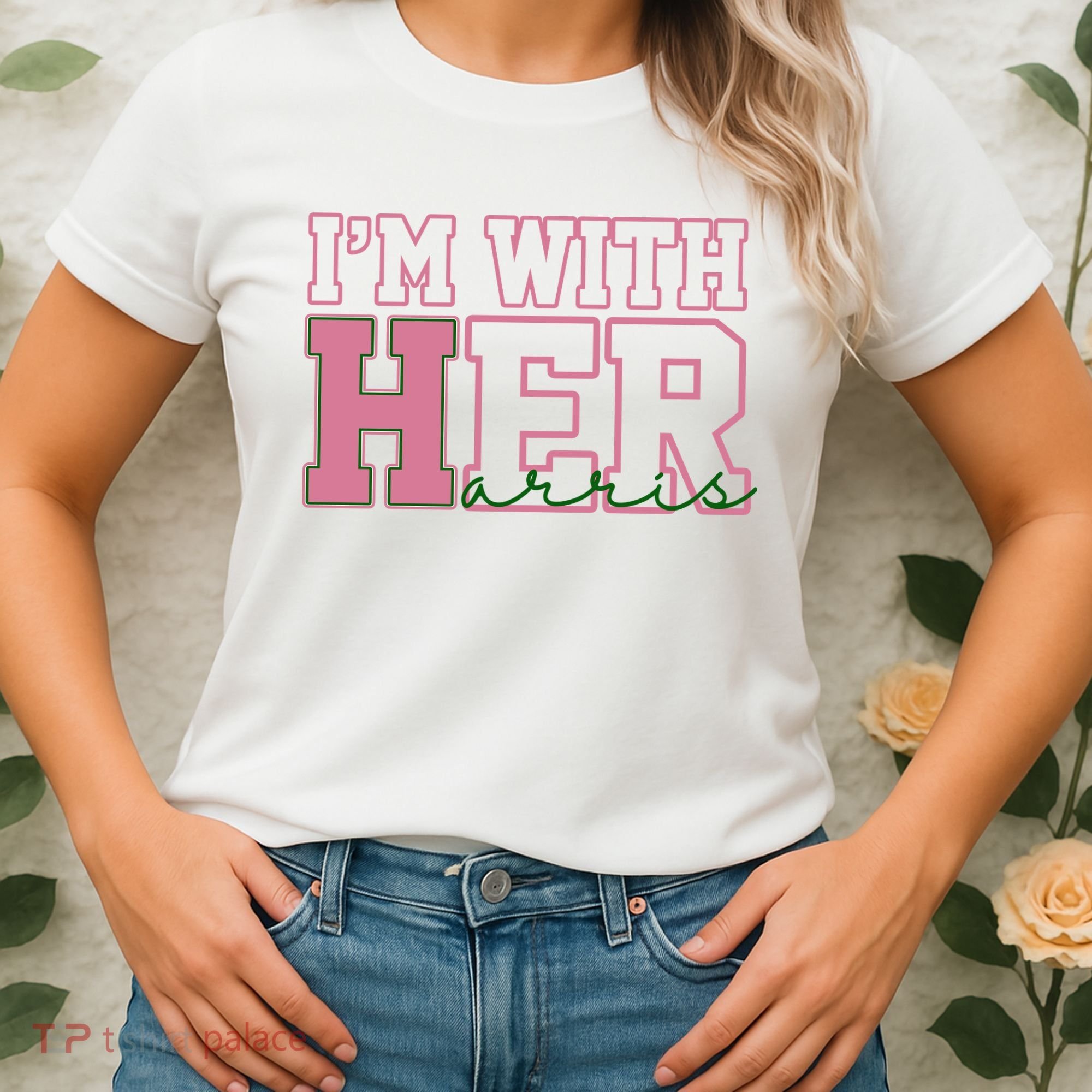 Im With Her Kamala Harris 2024 President Vote Women's T-Shirt