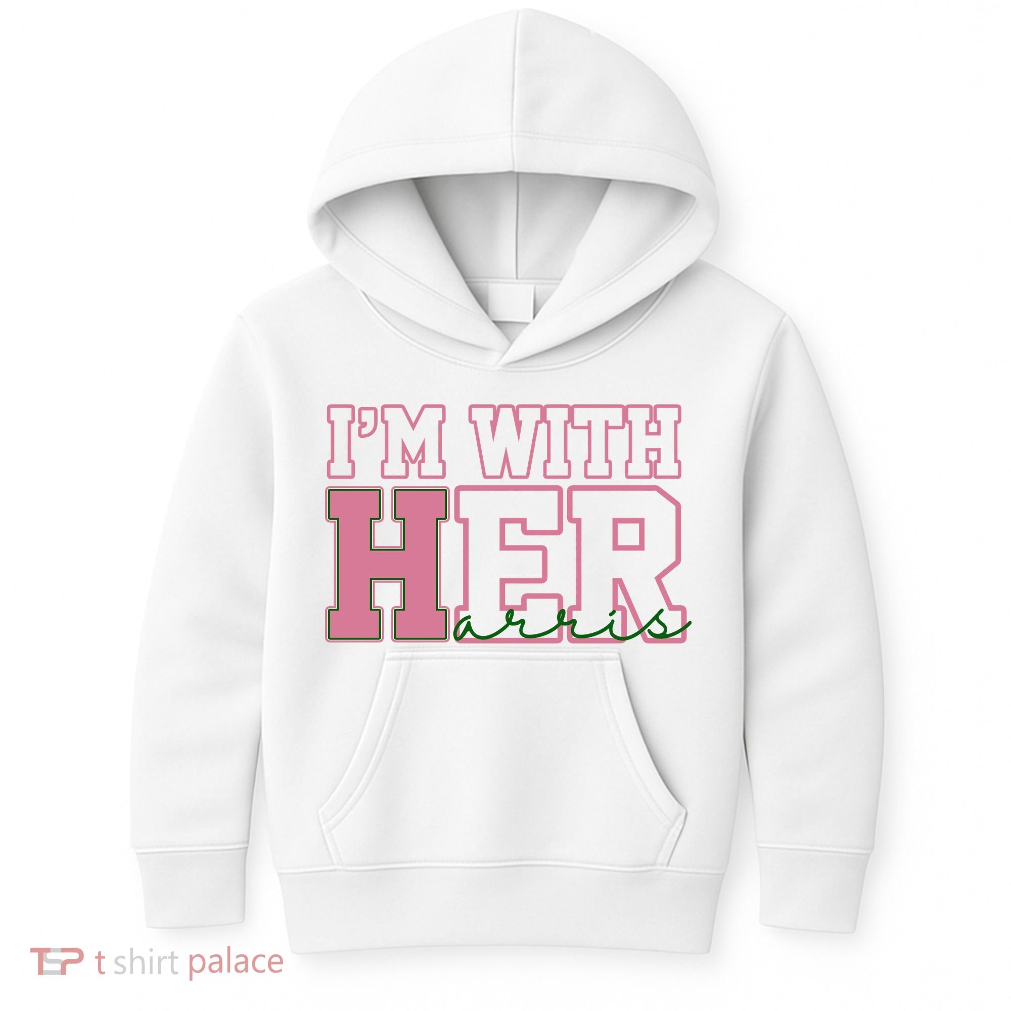 Im With Her Kamala Harris 2024 President Vote Kids Hoodie