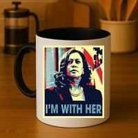 Im With Her Kamala Vote For 2024 President Kamala Harris Coffee Mug thumb 4
