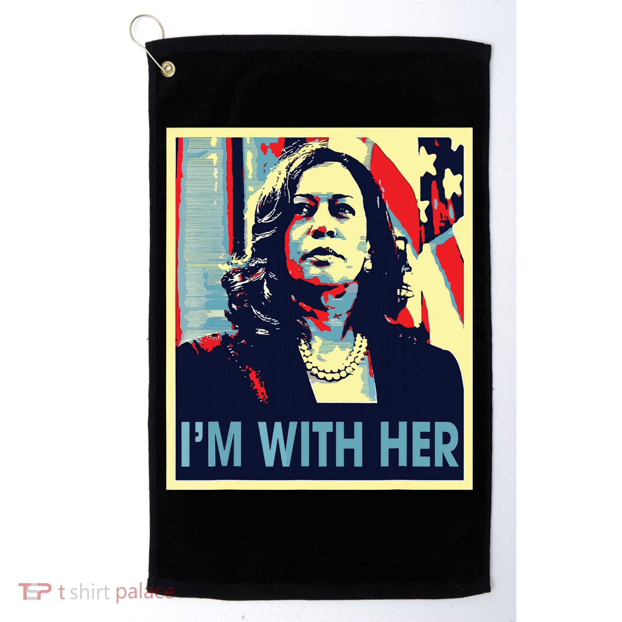 Im With Her Kamala Vote For 2024 President Kamala Harris Golf Towel