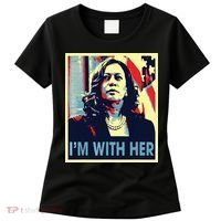 Im With Her Kamala Vote For 2024 President Kamala Harris Women's T-Shirt thumb 0