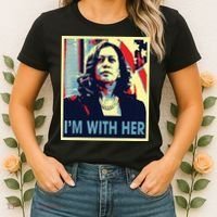 Im With Her Kamala Vote For 2024 President Kamala Harris Women's T-Shirt thumb 2
