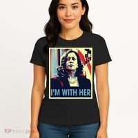 Im With Her Kamala Vote For 2024 President Kamala Harris Women's T-Shirt thumb 4